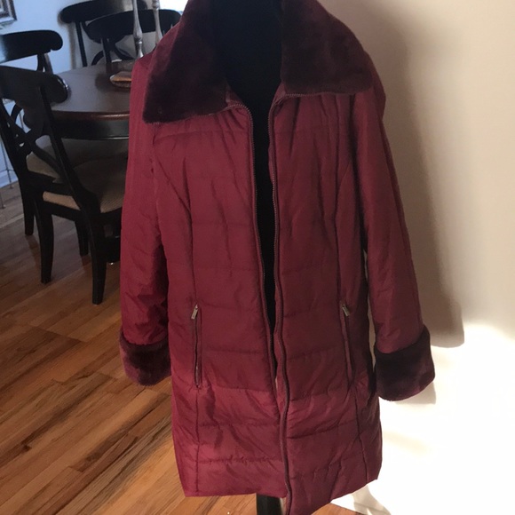 dennis basso Jackets & Blazers - Dennis baso fur collar coat